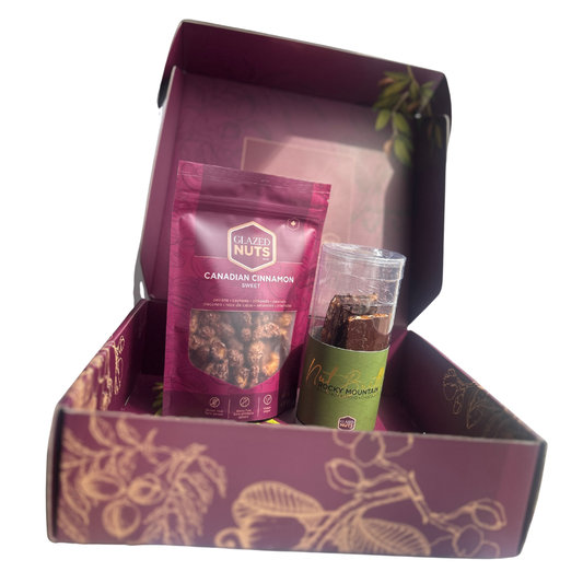 Gift Box with 1 Assorted Nut Bag + 1 Nut Brittle