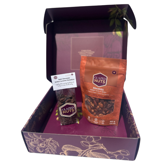 Gift Box with 1 Assorted Nut Bag + 1 Specialty Chocolate