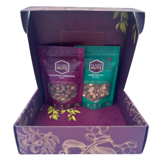 Gift Box with 2 Assorted Nut Bags