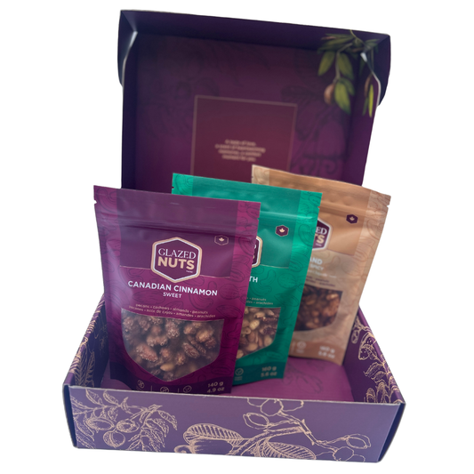 Gift Box with 3 Assorted Nut Bags