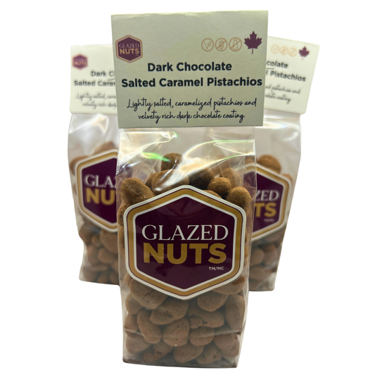 Dark Chocolate Salted Caramel Pistachios