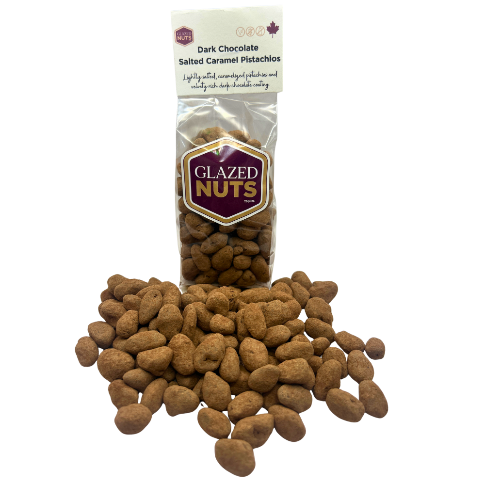 Dark Chocolate Salted Caramel Pistachios