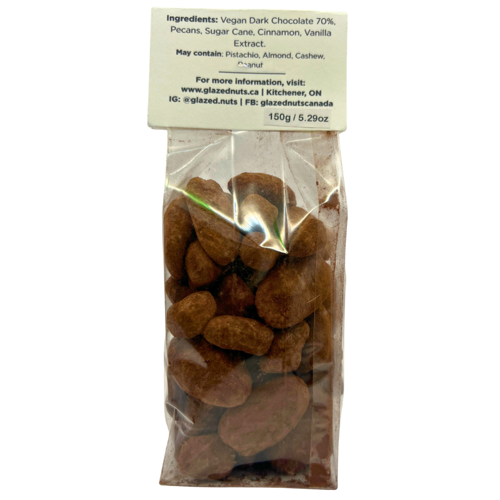 Dark Chocolate Cinnamon Praline Pecans